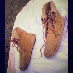 Hand crafted moccasins